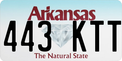 AR license plate 443KTT