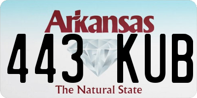 AR license plate 443KUB