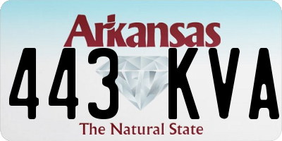 AR license plate 443KVA