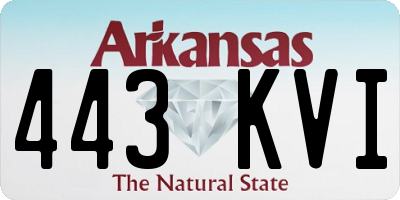AR license plate 443KVI