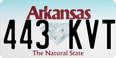 AR license plate 443KVT