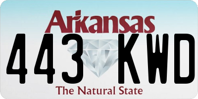AR license plate 443KWD