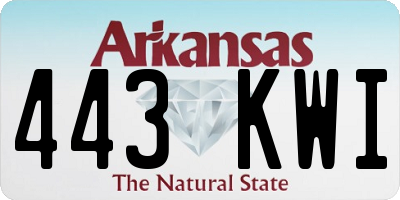 AR license plate 443KWI
