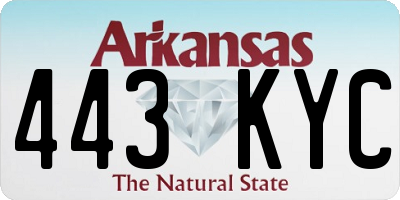 AR license plate 443KYC