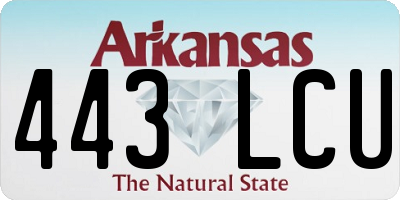 AR license plate 443LCU