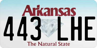 AR license plate 443LHE