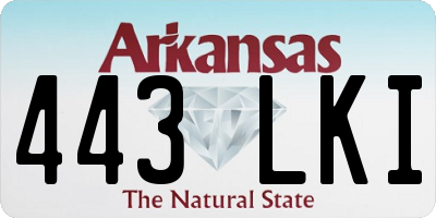 AR license plate 443LKI