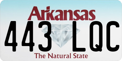 AR license plate 443LQC