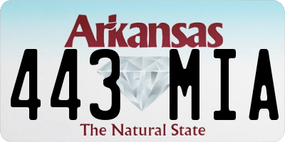 AR license plate 443MIA