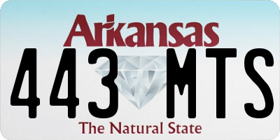 AR license plate 443MTS
