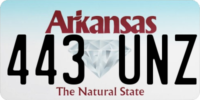 AR license plate 443UNZ