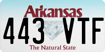 AR license plate 443VTF