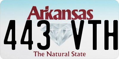 AR license plate 443VTH