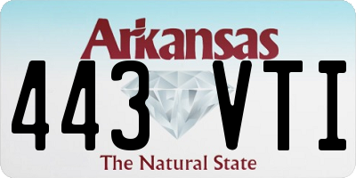 AR license plate 443VTI