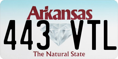 AR license plate 443VTL