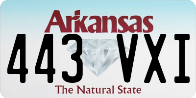 AR license plate 443VXI