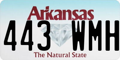 AR license plate 443WMH