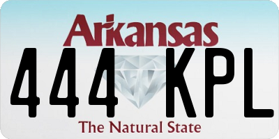 AR license plate 444KPL