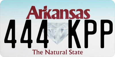 AR license plate 444KPP