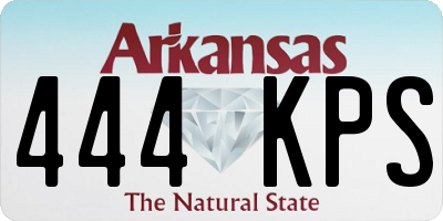 AR license plate 444KPS