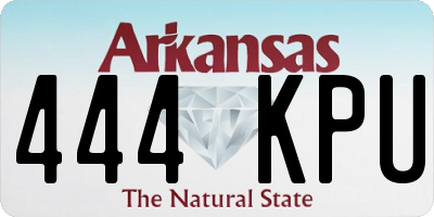 AR license plate 444KPU