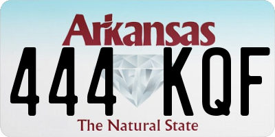 AR license plate 444KQF