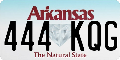 AR license plate 444KQG