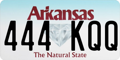 AR license plate 444KQQ