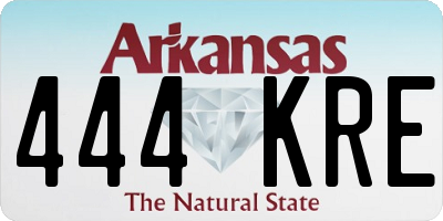 AR license plate 444KRE