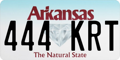 AR license plate 444KRT