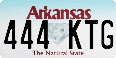 AR license plate 444KTG