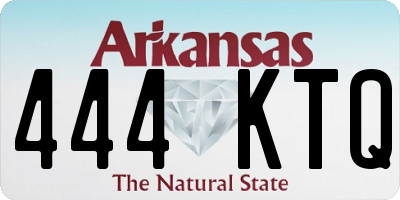 AR license plate 444KTQ