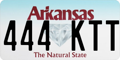 AR license plate 444KTT