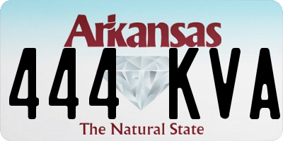 AR license plate 444KVA