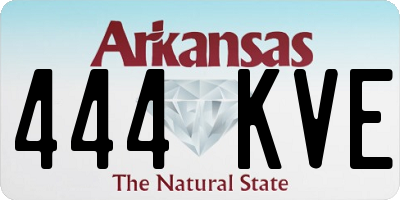 AR license plate 444KVE