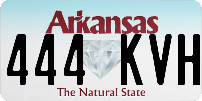 AR license plate 444KVH