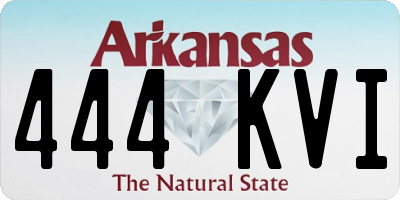 AR license plate 444KVI