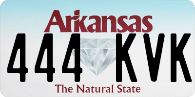 AR license plate 444KVK