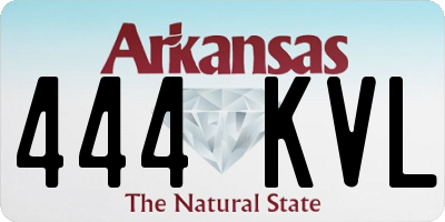 AR license plate 444KVL