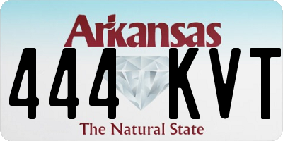 AR license plate 444KVT