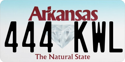 AR license plate 444KWL