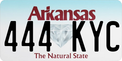 AR license plate 444KYC