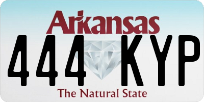 AR license plate 444KYP