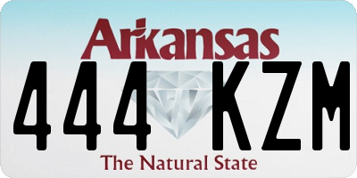 AR license plate 444KZM