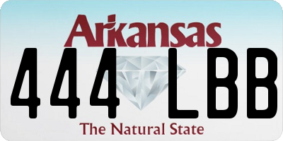 AR license plate 444LBB