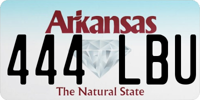 AR license plate 444LBU