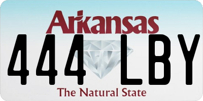AR license plate 444LBY
