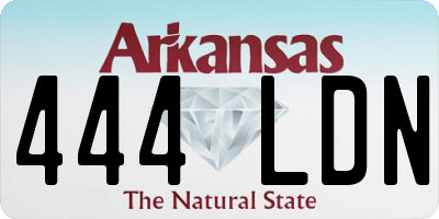 AR license plate 444LDN