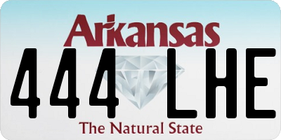 AR license plate 444LHE