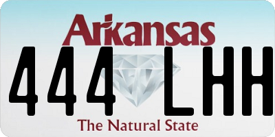 AR license plate 444LHH